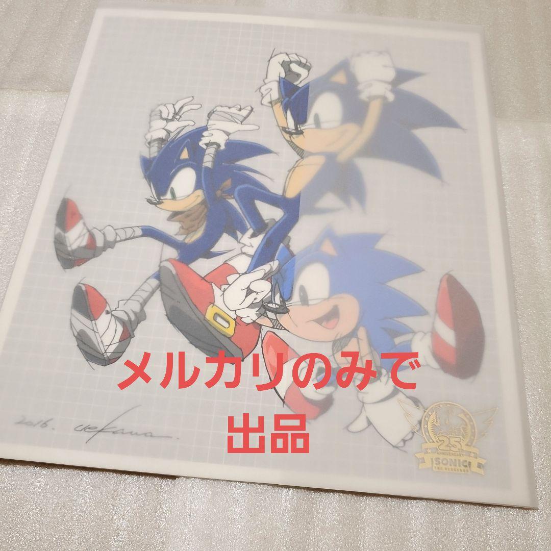 ソニック・ザ・ヘッジホッグ アートイラスト サイン入り シリアルナンバー入り