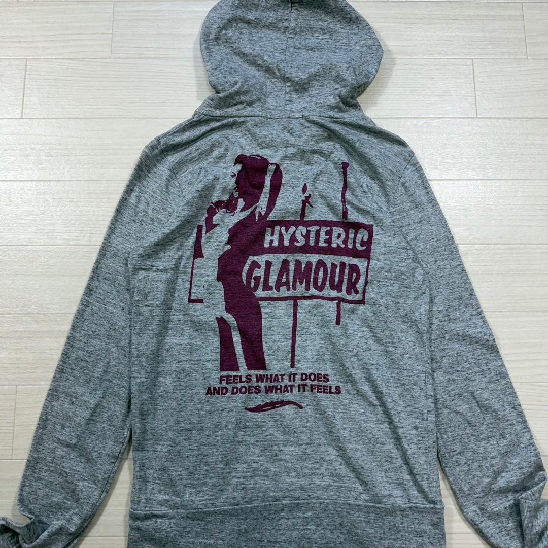 希少 ヒステリックグラマー フード付き ジップアップパーカー ヒスガール