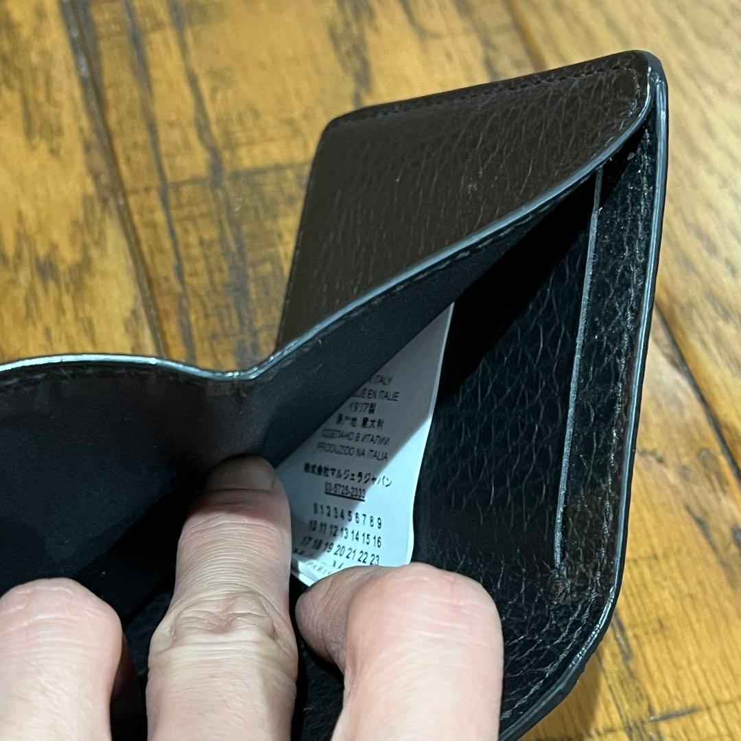 Maison Margiela トリフォールドウォレット　ブラック
