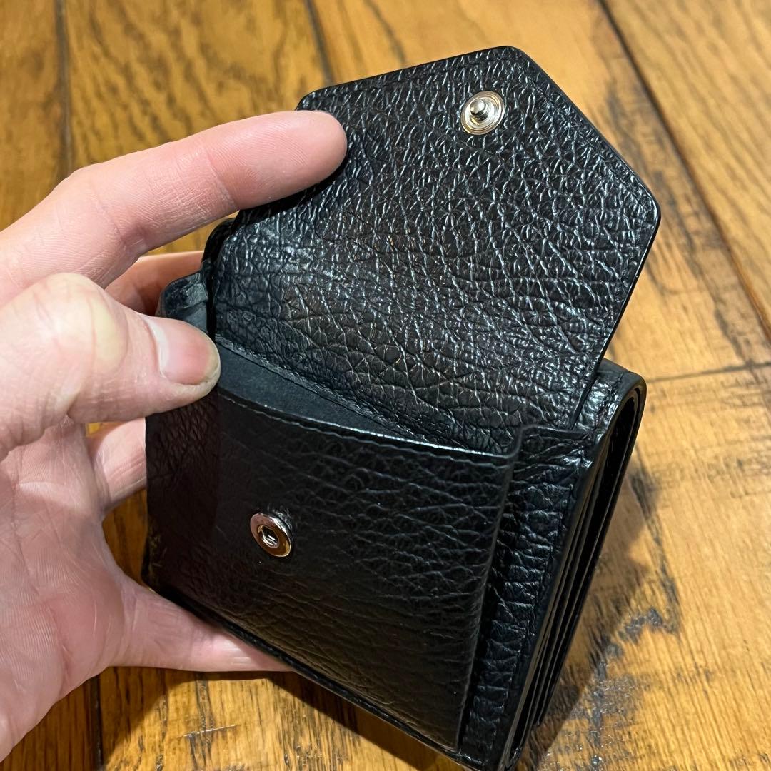 Maison Margiela トリフォールドウォレット　ブラック