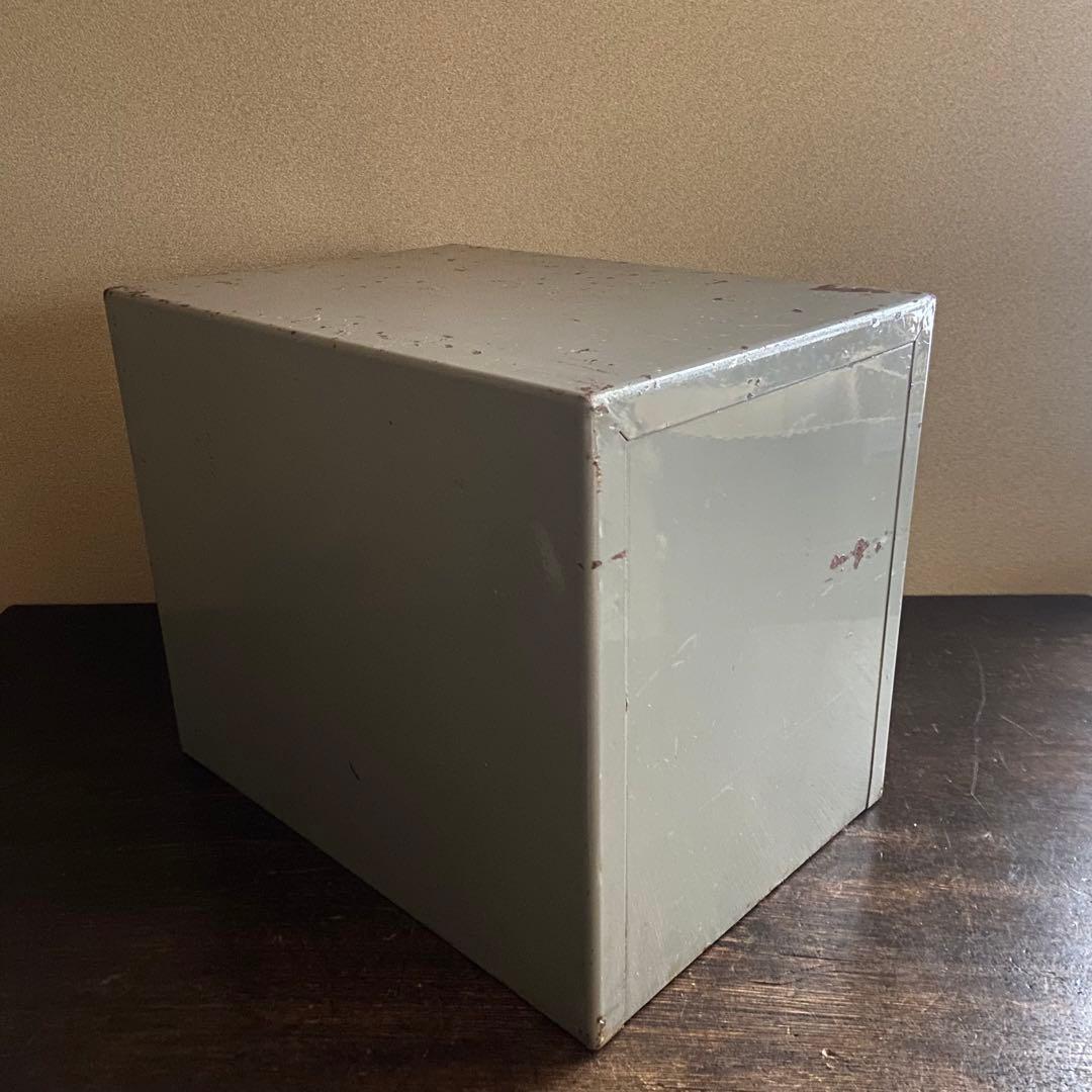 インダストリアル　スチールケース　書類ケース　ビンテージ