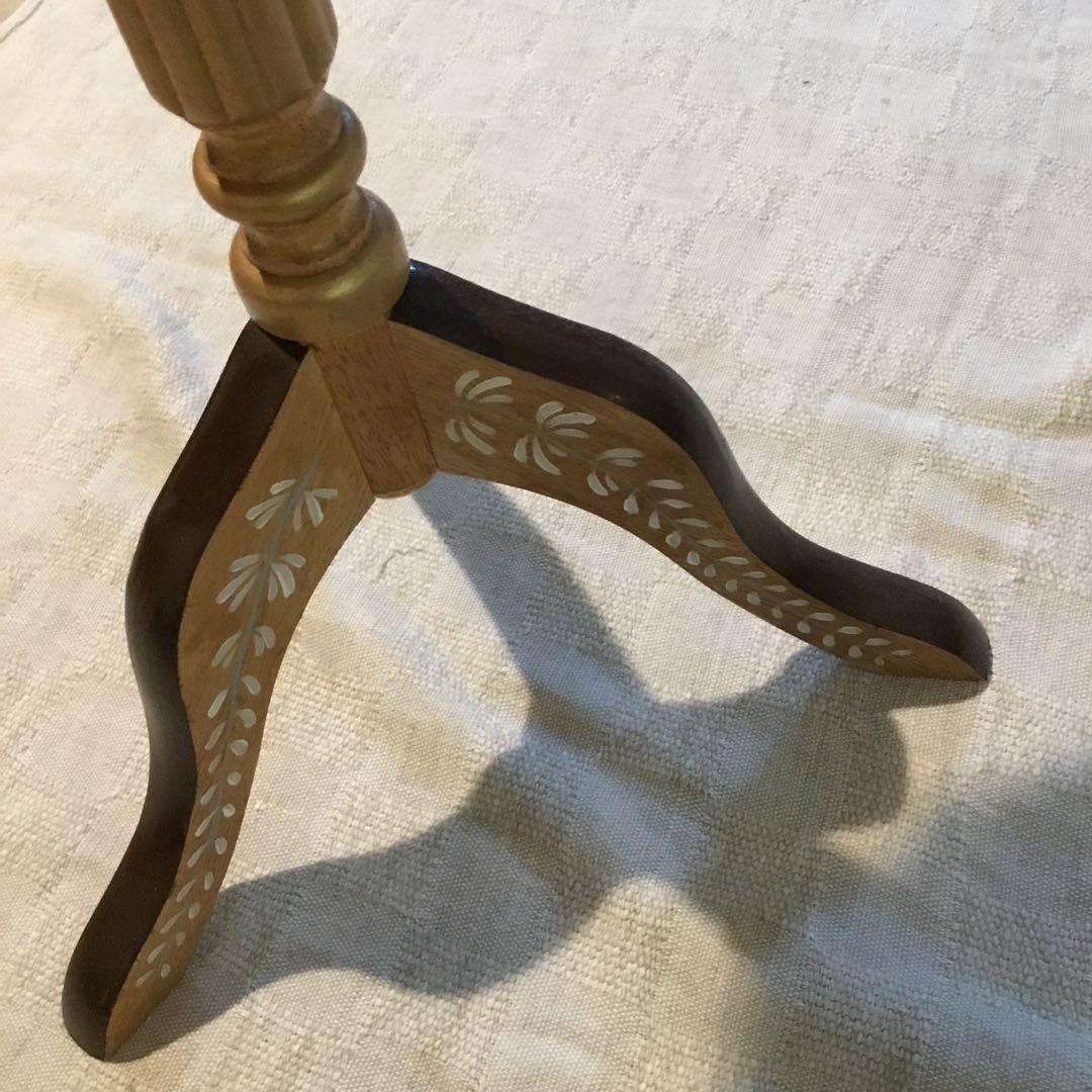 トールペイント　ワインテーブル