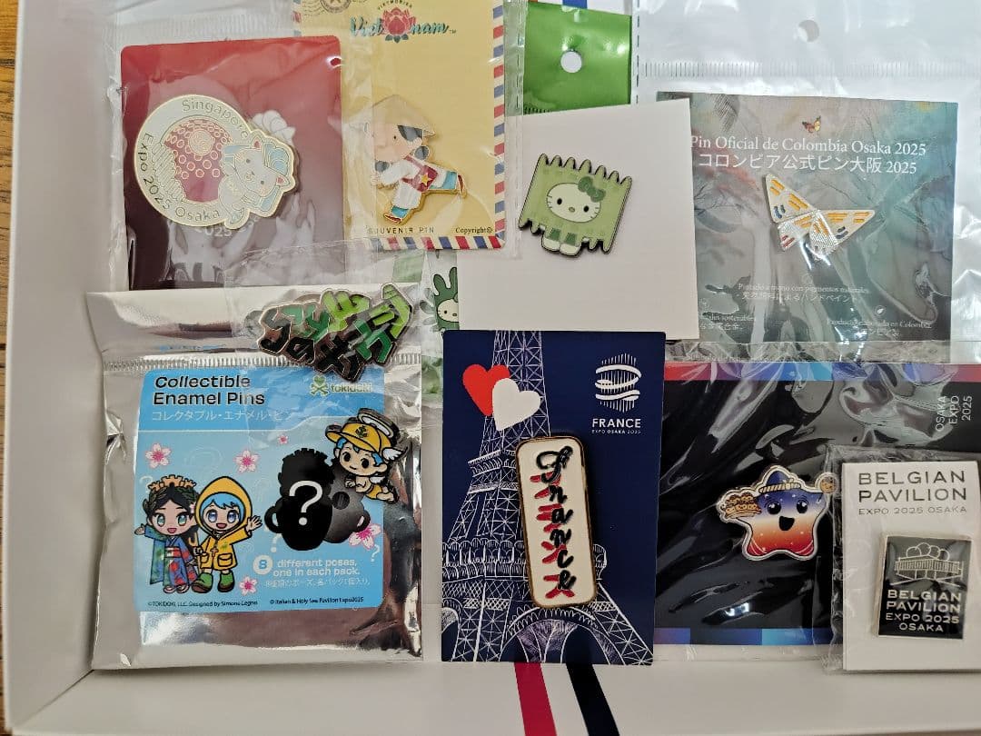大阪・関西万博　パビリオン　ピンバッチ