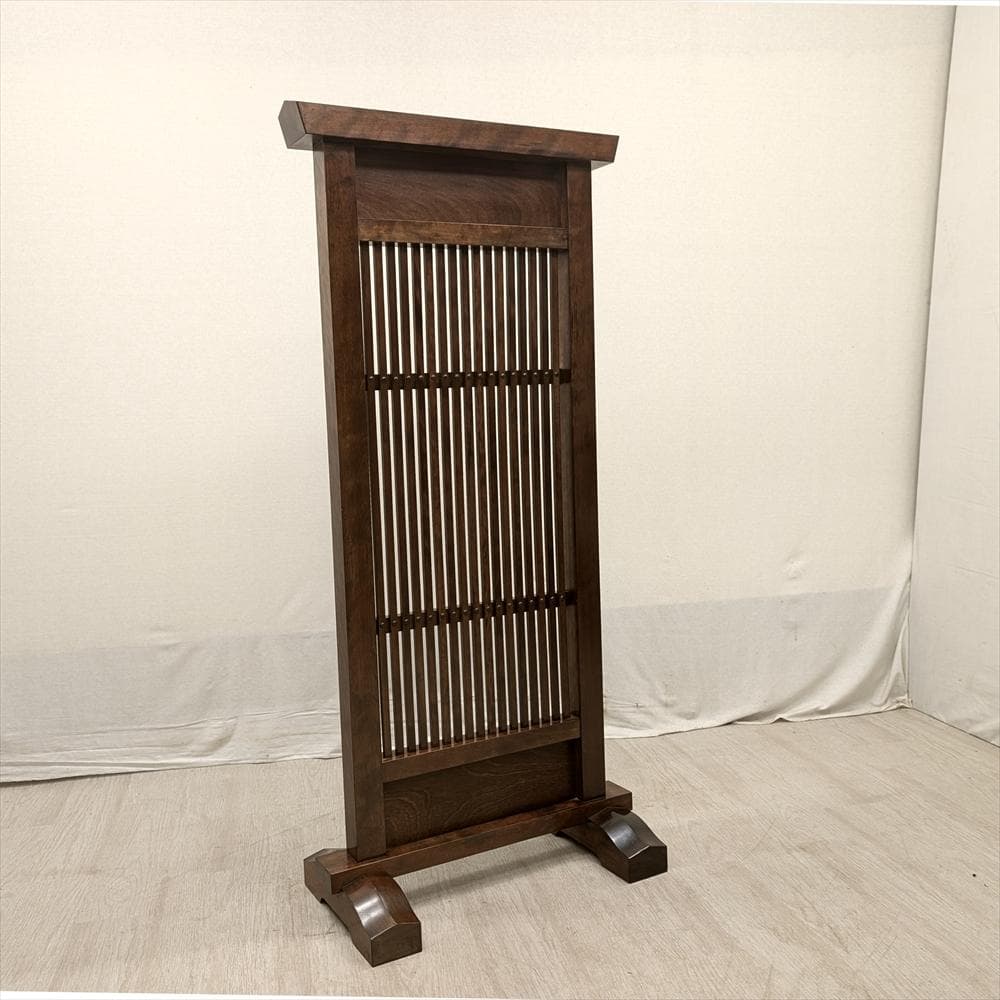 九州民芸家具　樺 カバ材　衝立　パーティション　間仕切り　つい立　目隠し　和家具