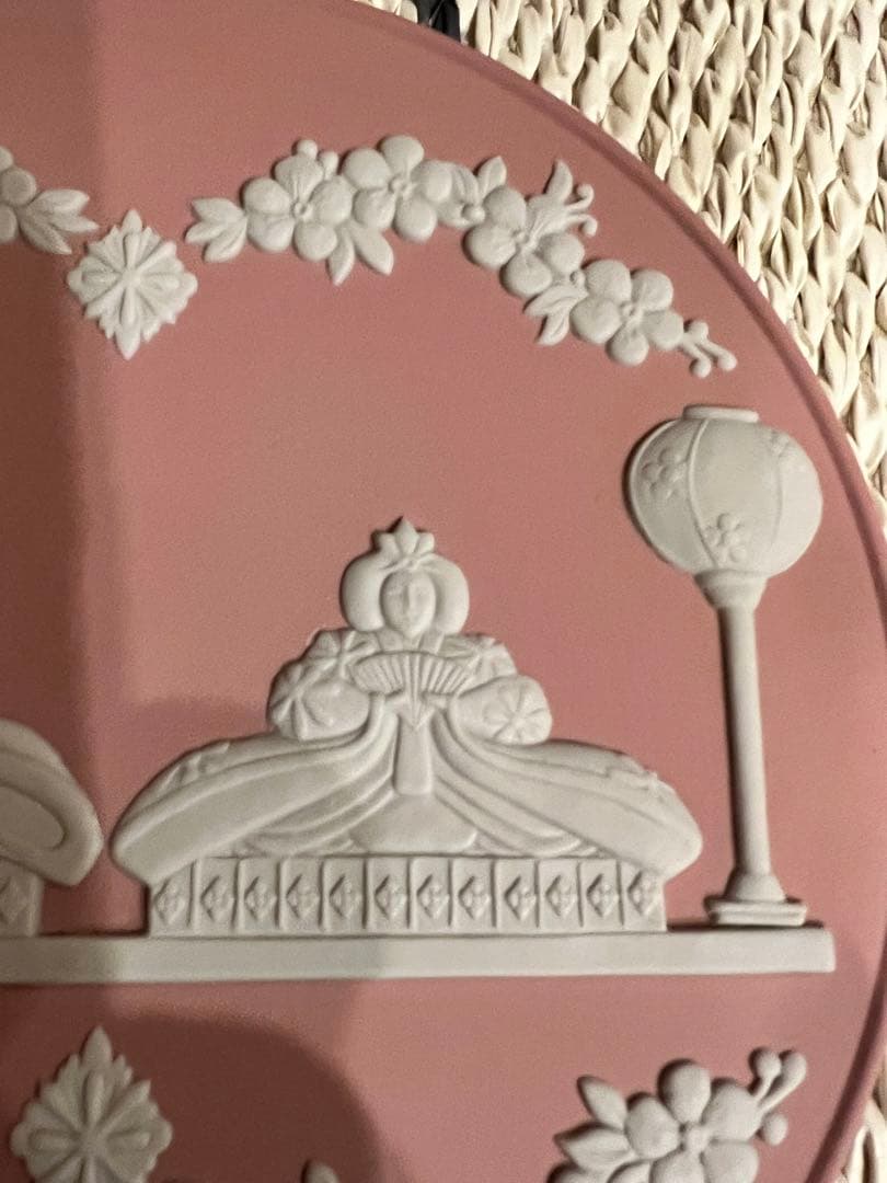 ウェッジウッド　ジャスパー　雛ドールプレート