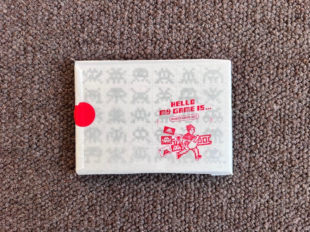 コレクション INVADER Hello My Game Is Postcard Set