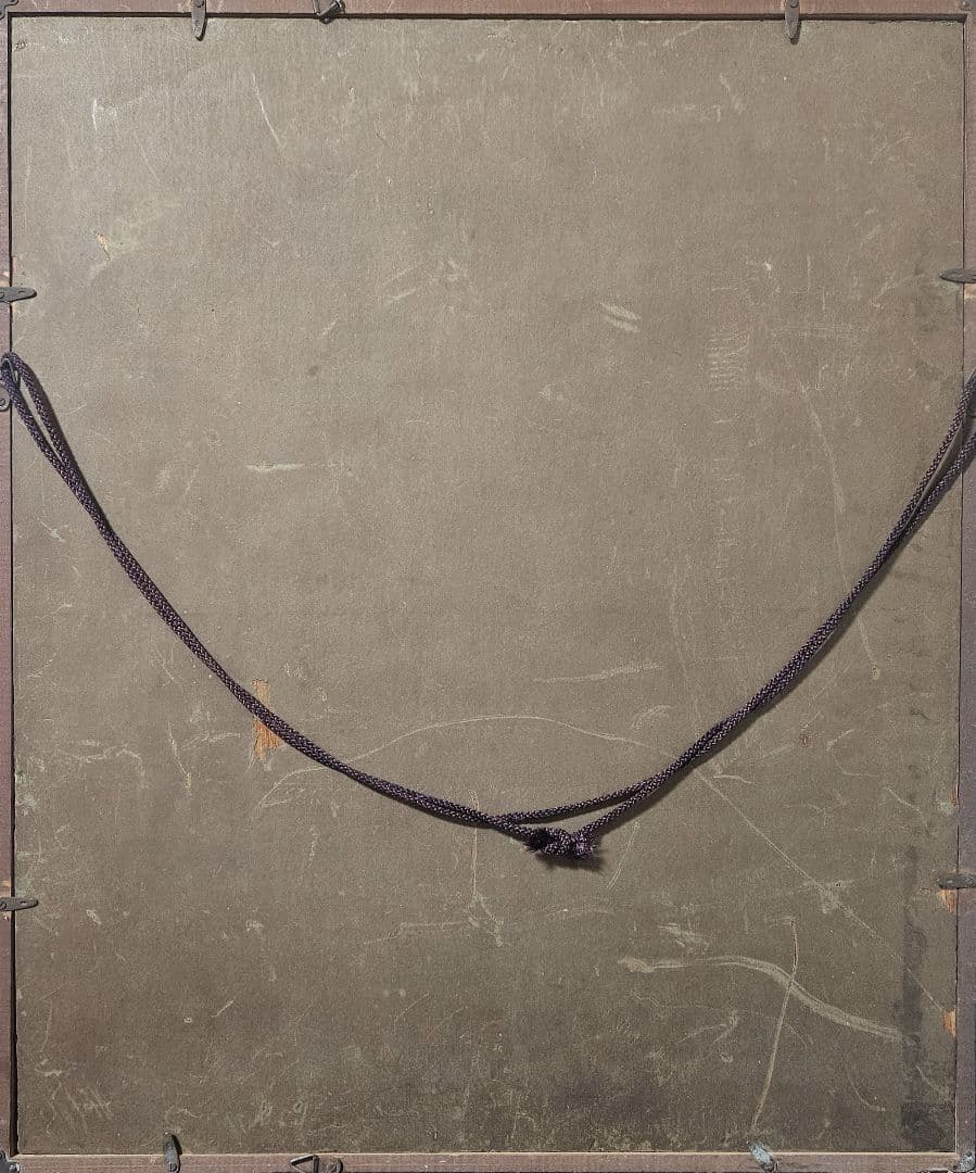 【真作保証❗】日本美術院院友　桑原繁 筆　油彩　富士の図　額装　春日井市