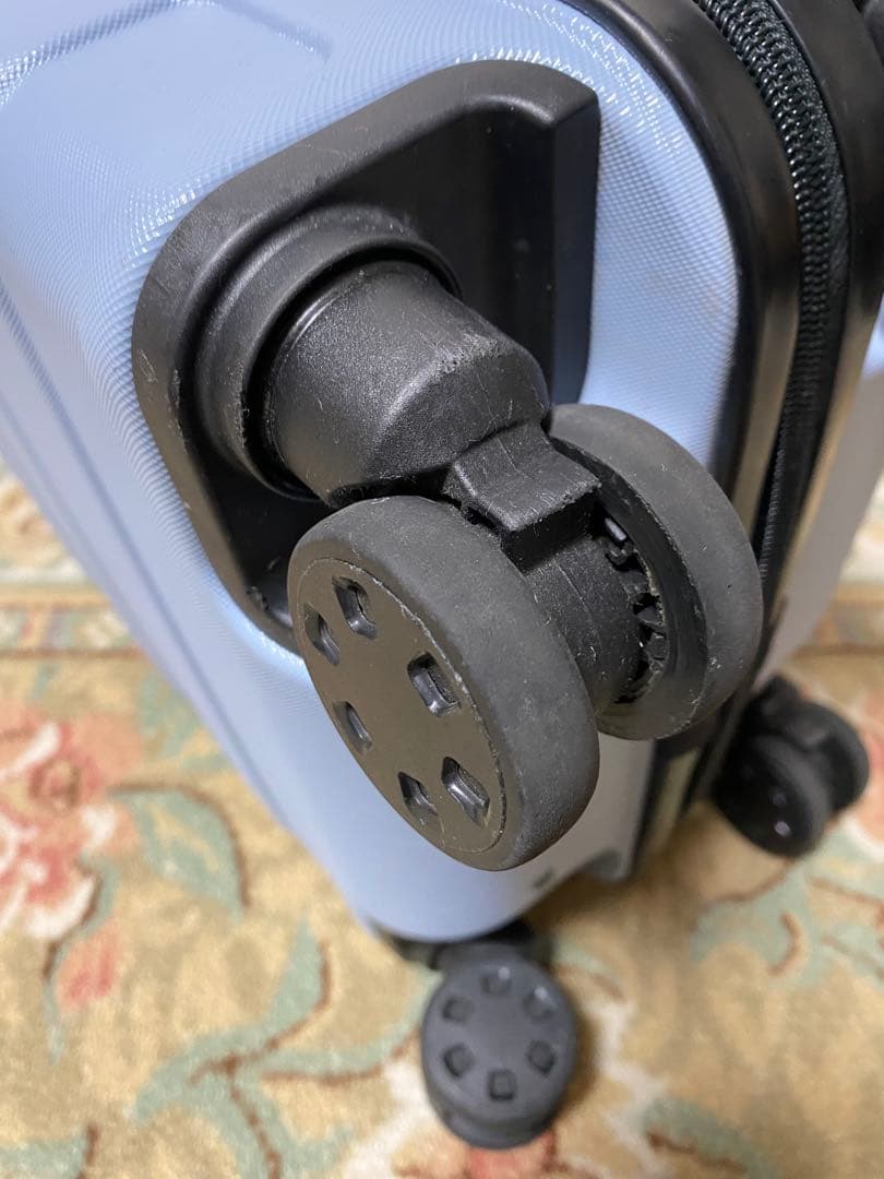 MUJI無印良品　19リットル　キャリーケース　ライトブルー