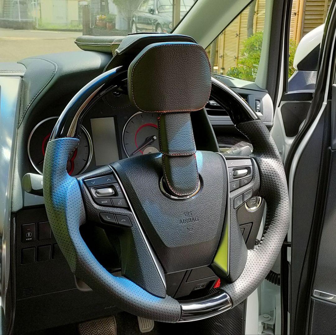 【送料込み】★本革製★スバル純正★ステアリングロック★キー3本付★