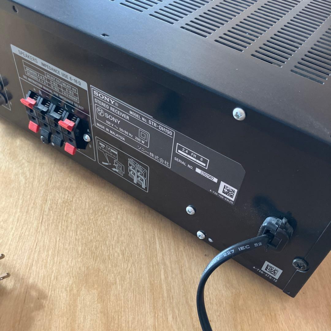 SONY STR-DH190 AVアンプ