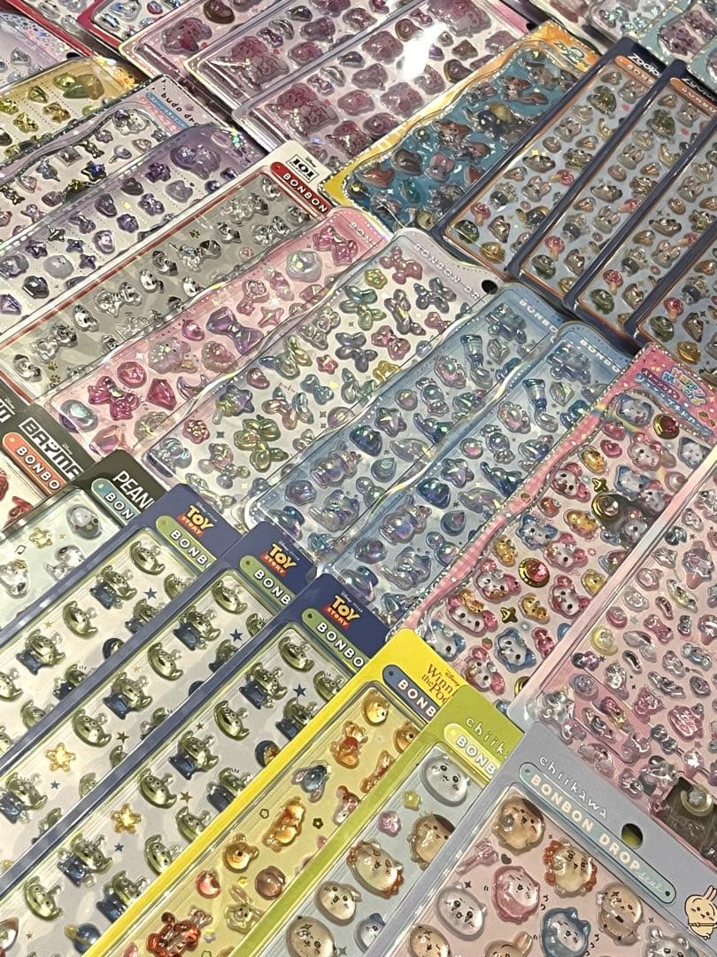 ボンボンドロップシール まとめ売り シール　100点