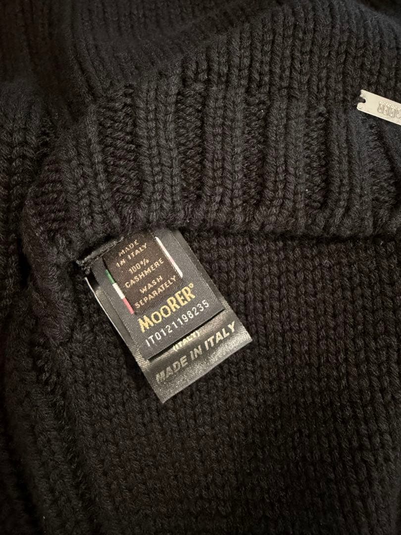 moorer カシミヤマフラー pocket cws