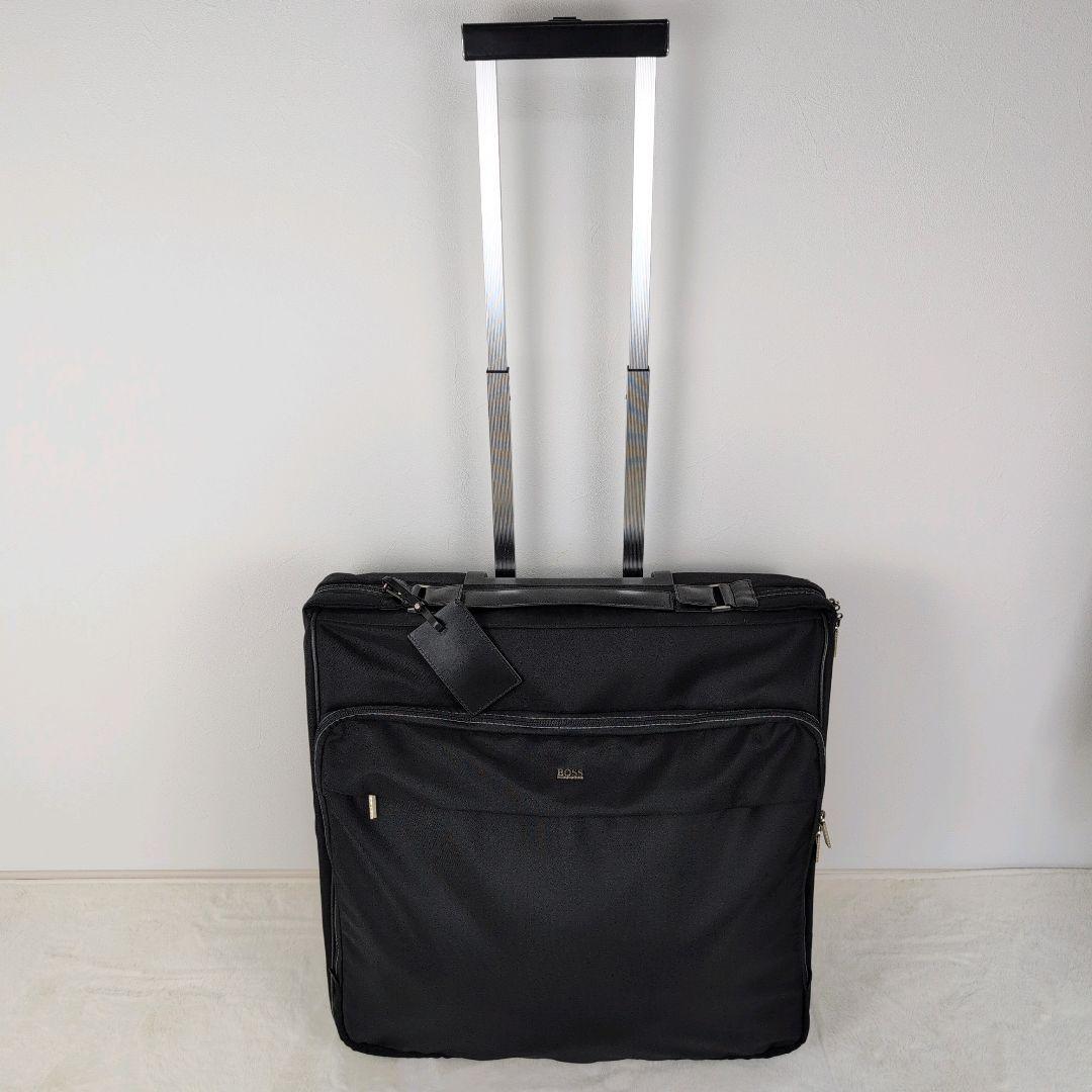 美品✨HUGO BOSS キャリーケース スーツケース 2輪 ブラック 大容量