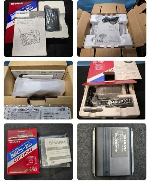 超レア美品　SHARP VL-EL320 ビデオカメラ 本体　アクセサリーキット