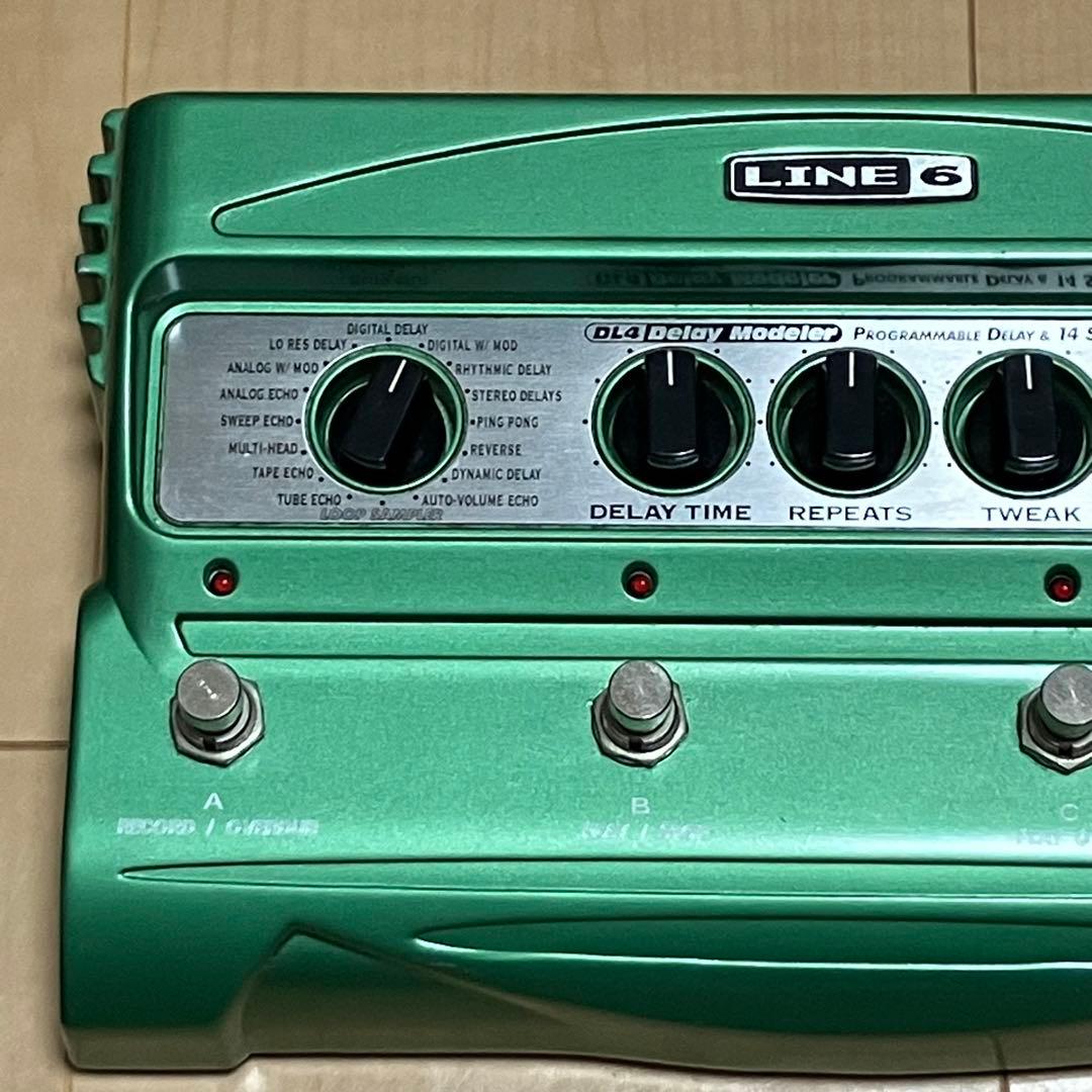 生産終了LINE 6名機DL4 ライン6ギターエフェクターディレイ アダプタ付き