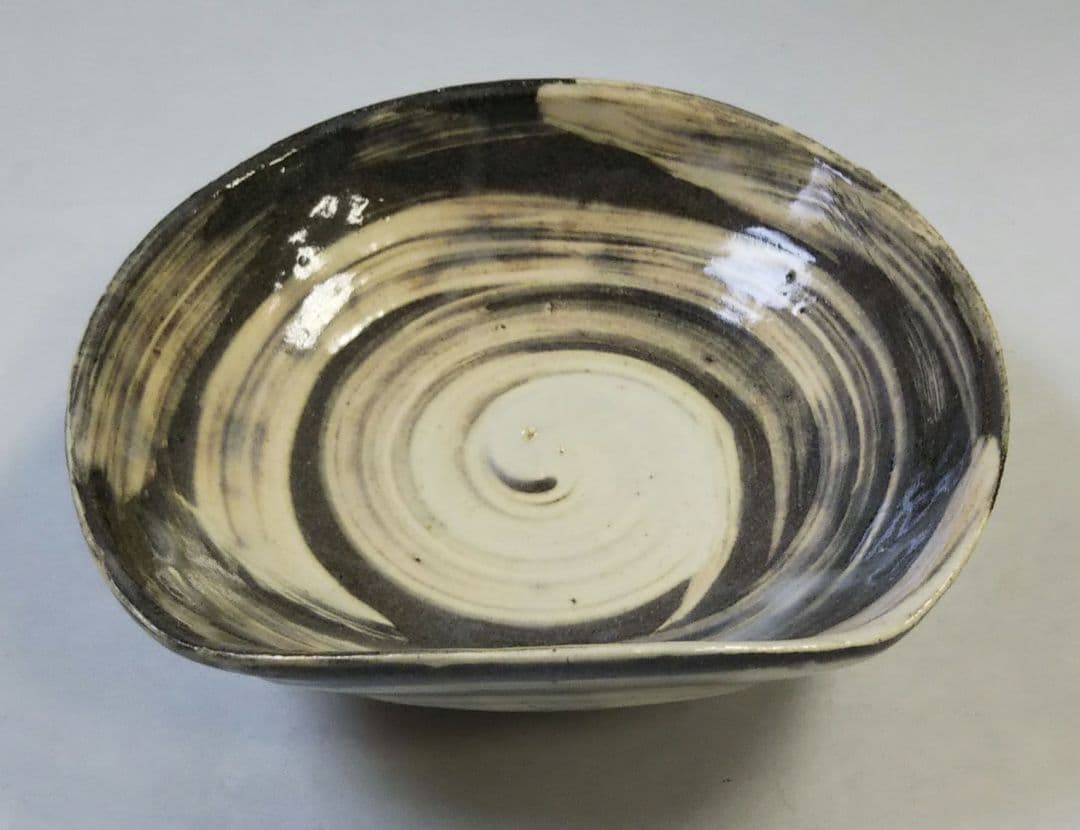 茶道具 懐石 刷毛目小鉢 菓子器 清水焼 京焼 4代 真清水蔵六