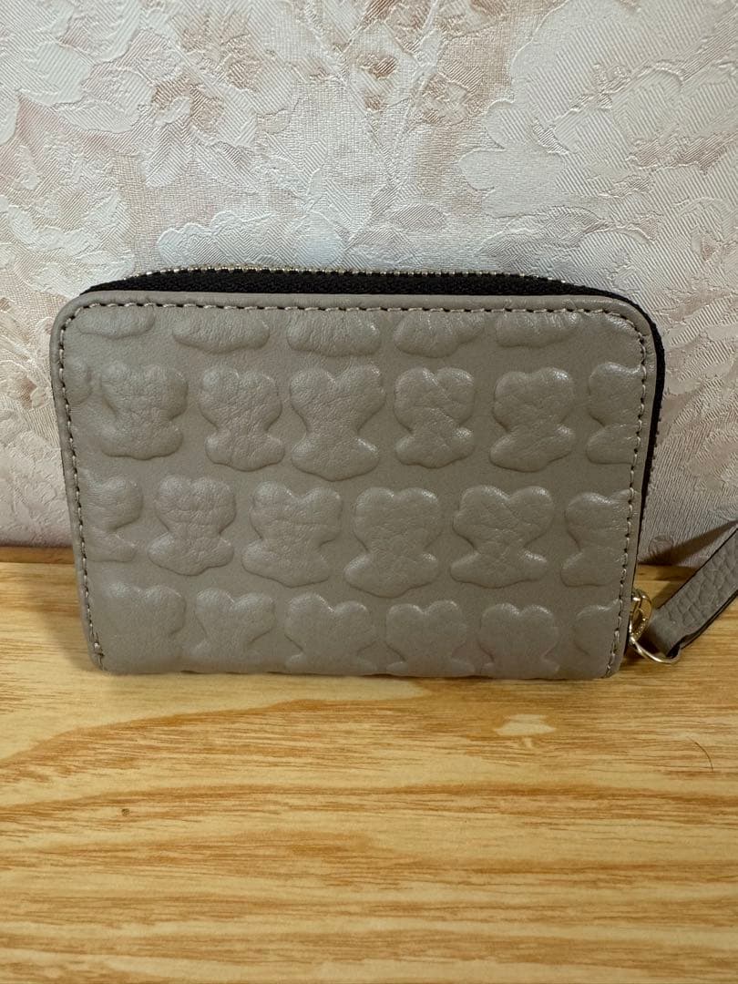 トウス TOUS パース Sherton 牛革 ベージュ