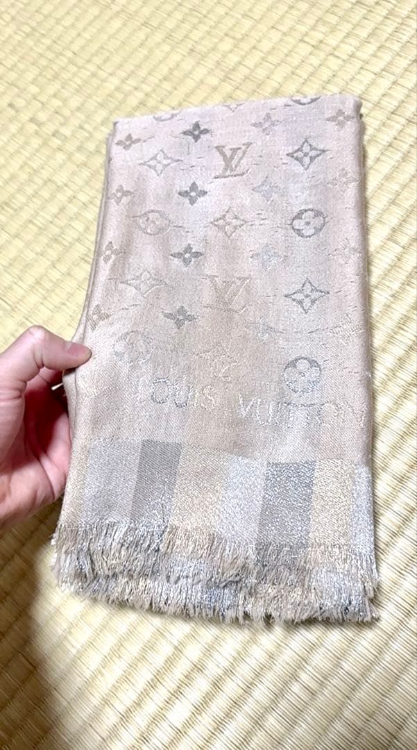 Louis Vuitton ベージュ ストール ストール マフラー ショール