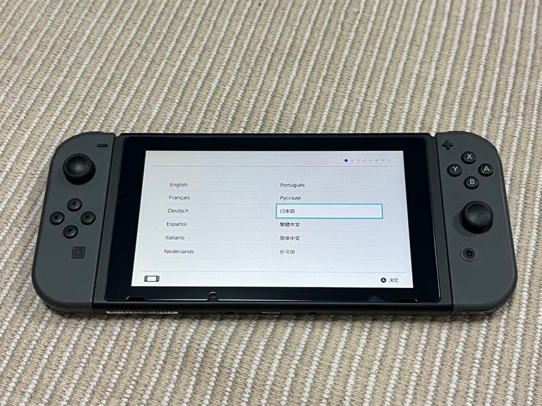 Nintendo Switch 本体 グレー Joy-Con 純正プロコンセット