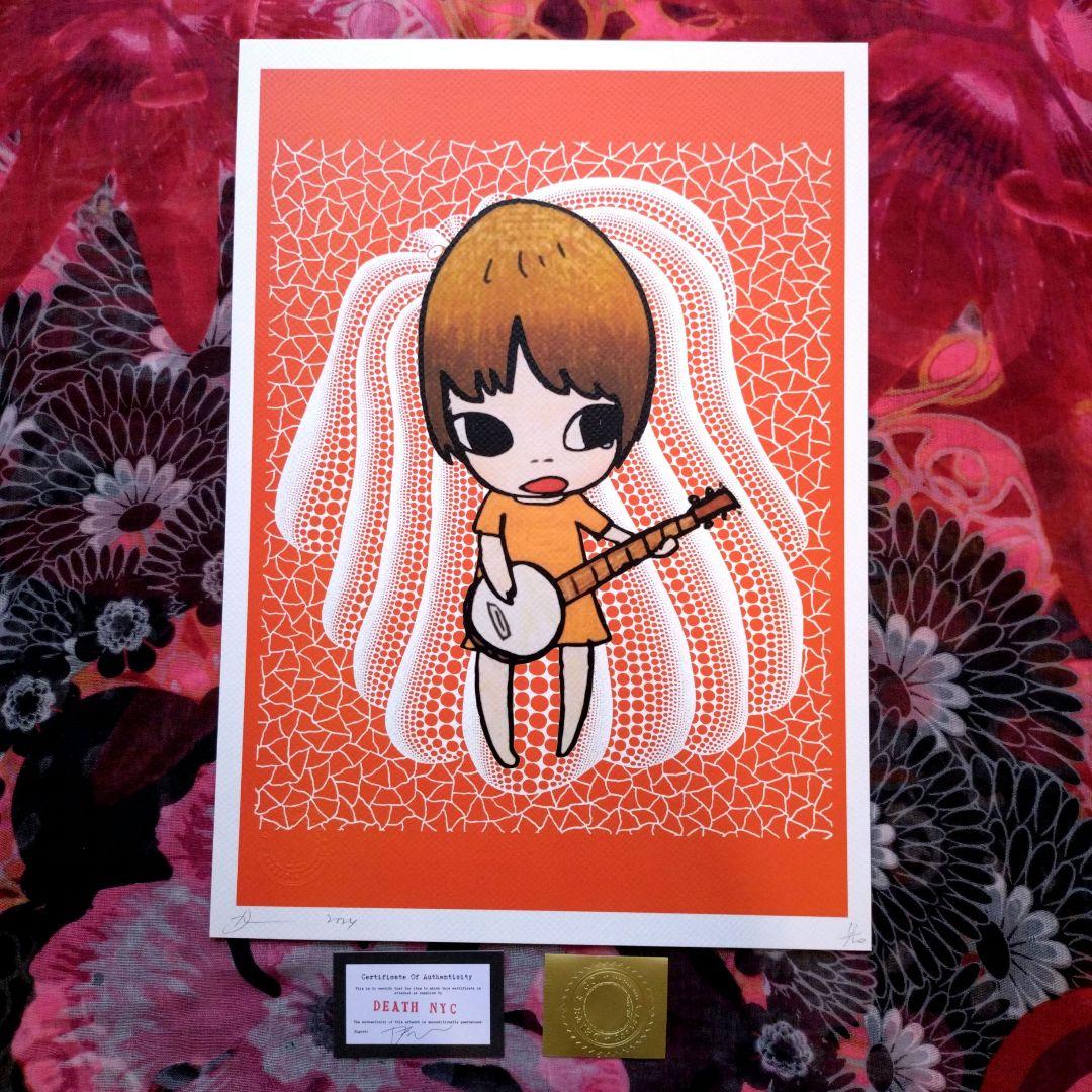 death nyc 世界限定100枚　奈良美智　GypsySong　草間彌生