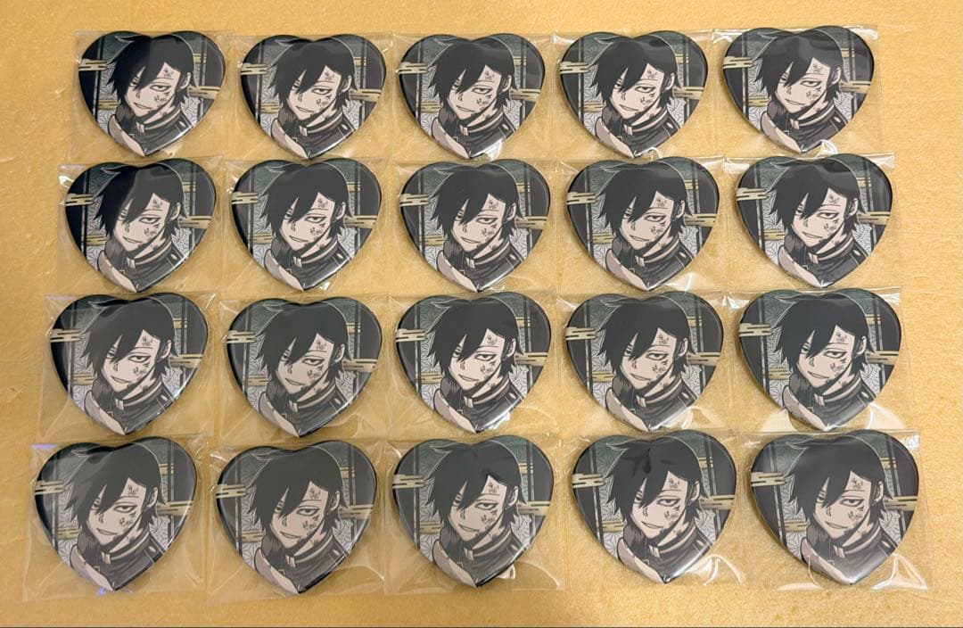 桃源暗鬼 ハート缶バッジ 鳥飼 羽李