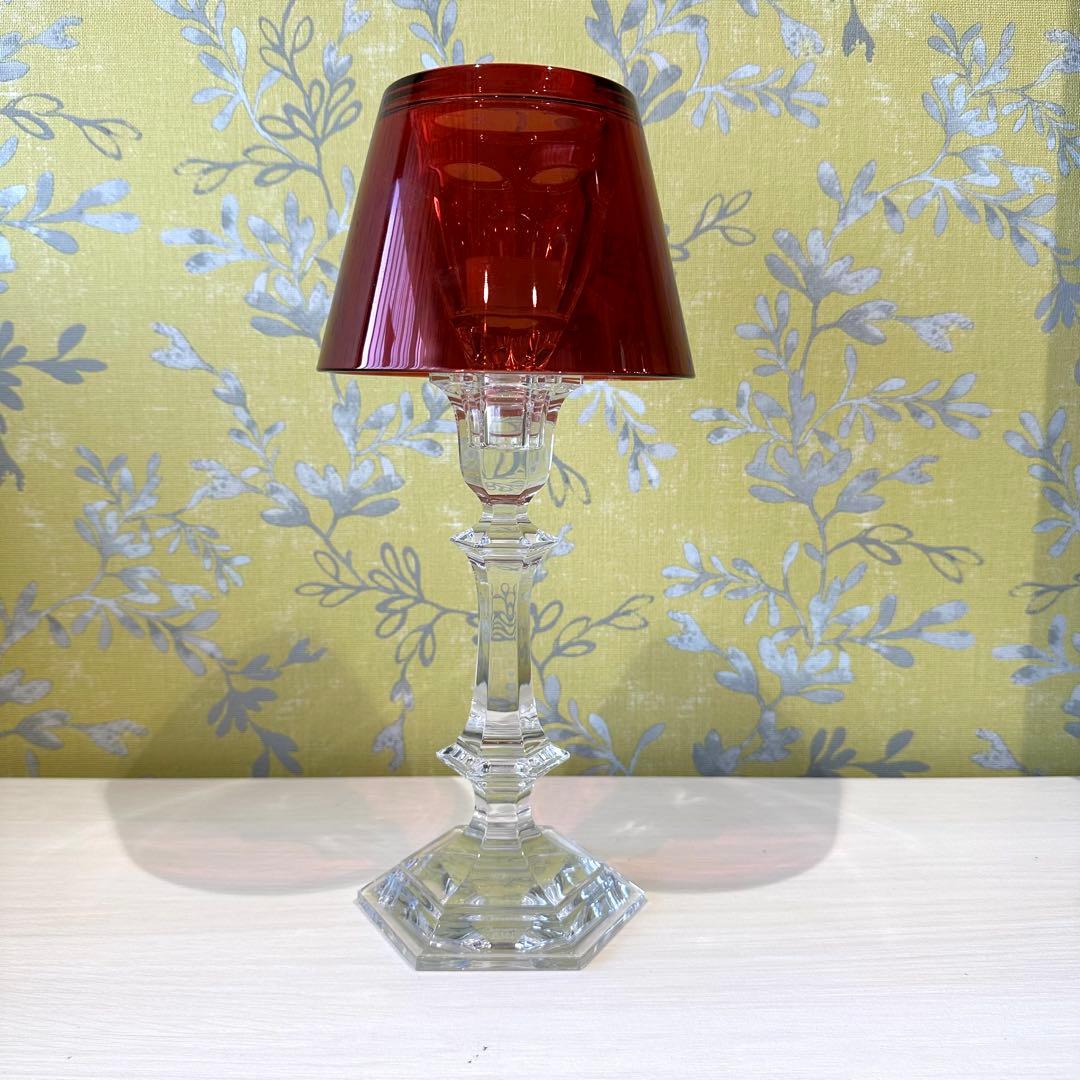 メルカリ市お値下中！BaccaratバカラアワファイアーキャンドルスタンドRED