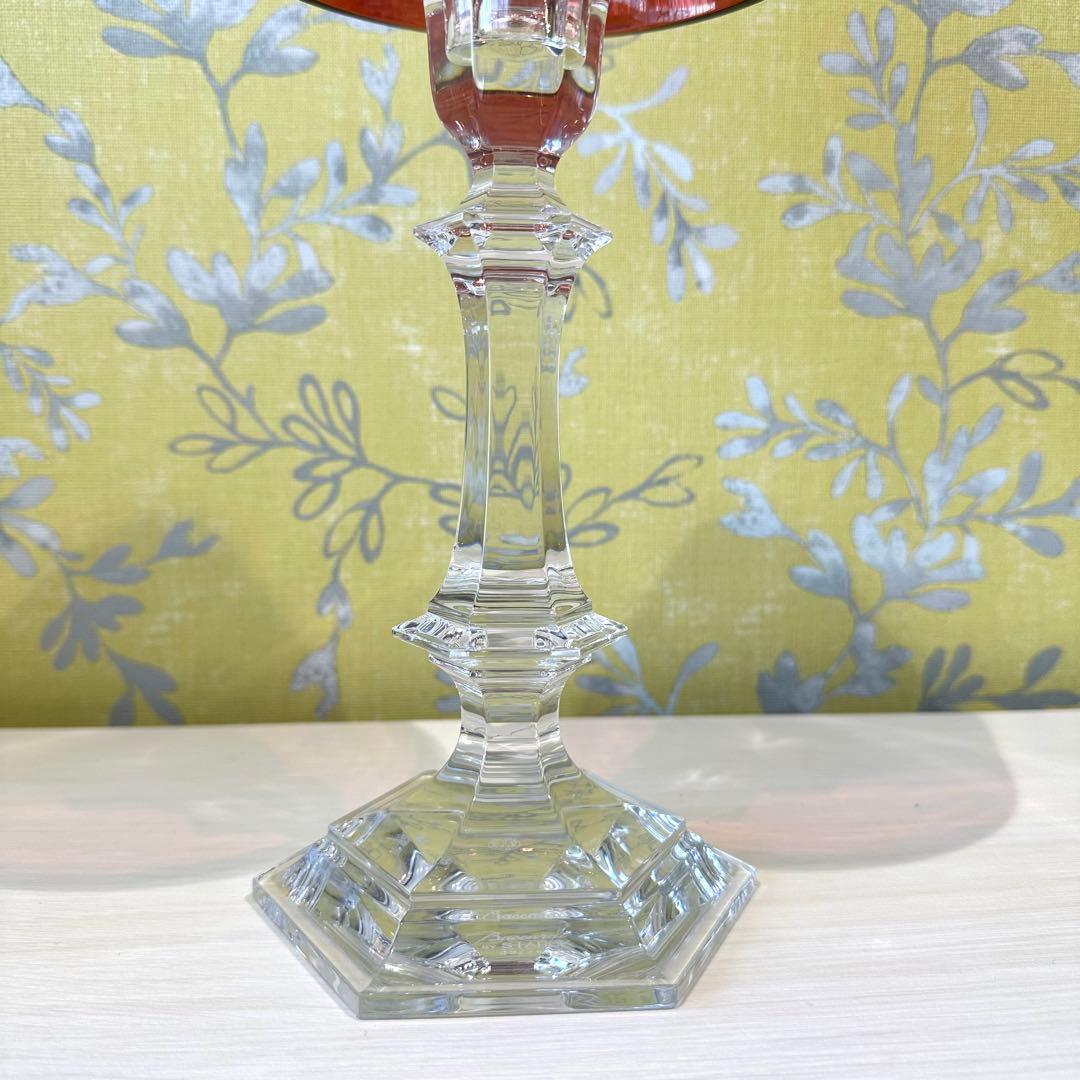 メルカリ市お値下中！BaccaratバカラアワファイアーキャンドルスタンドRED