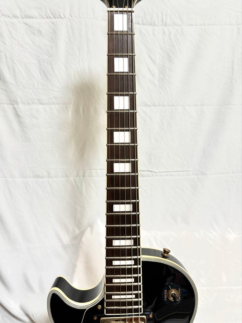 【新品弦張替済】Maison レスポール カスタム レフティー ブラック