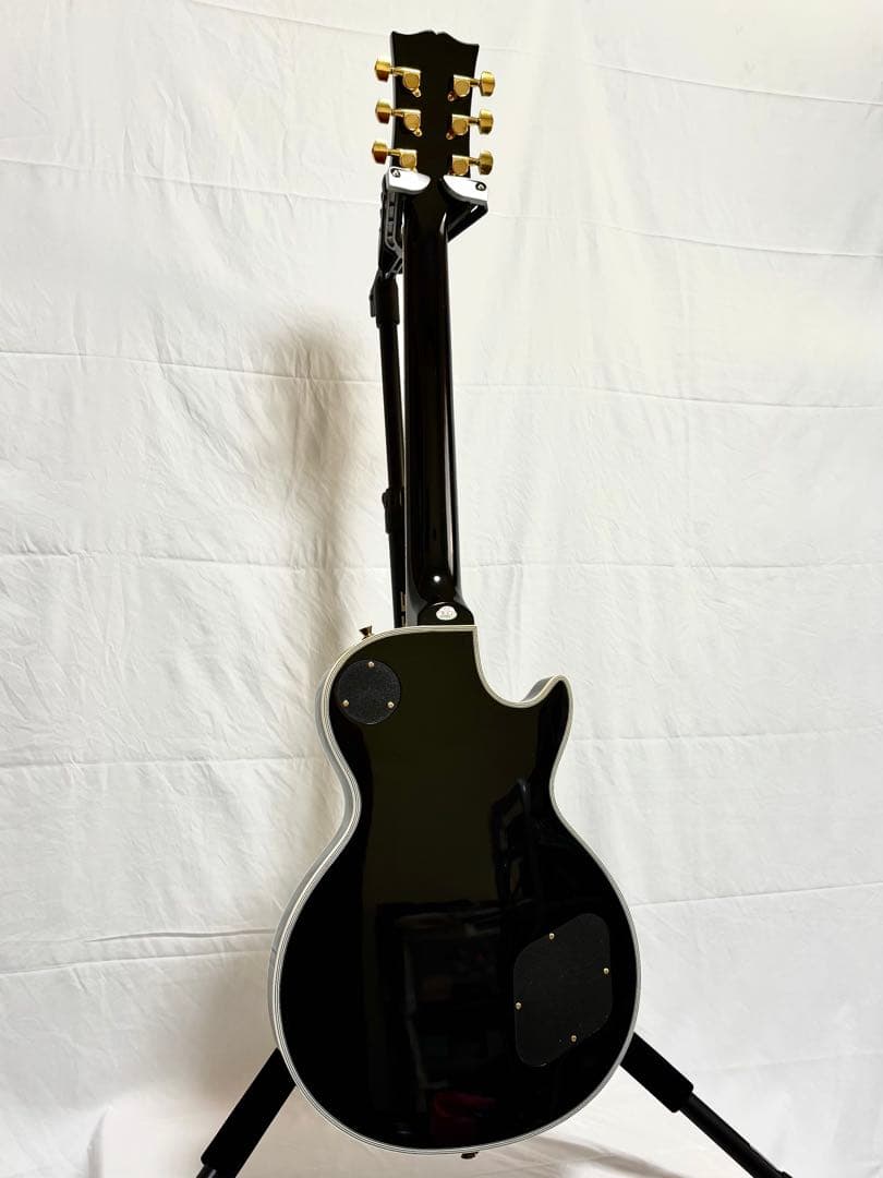 【新品弦張替済】Maison レスポール カスタム レフティー ブラック