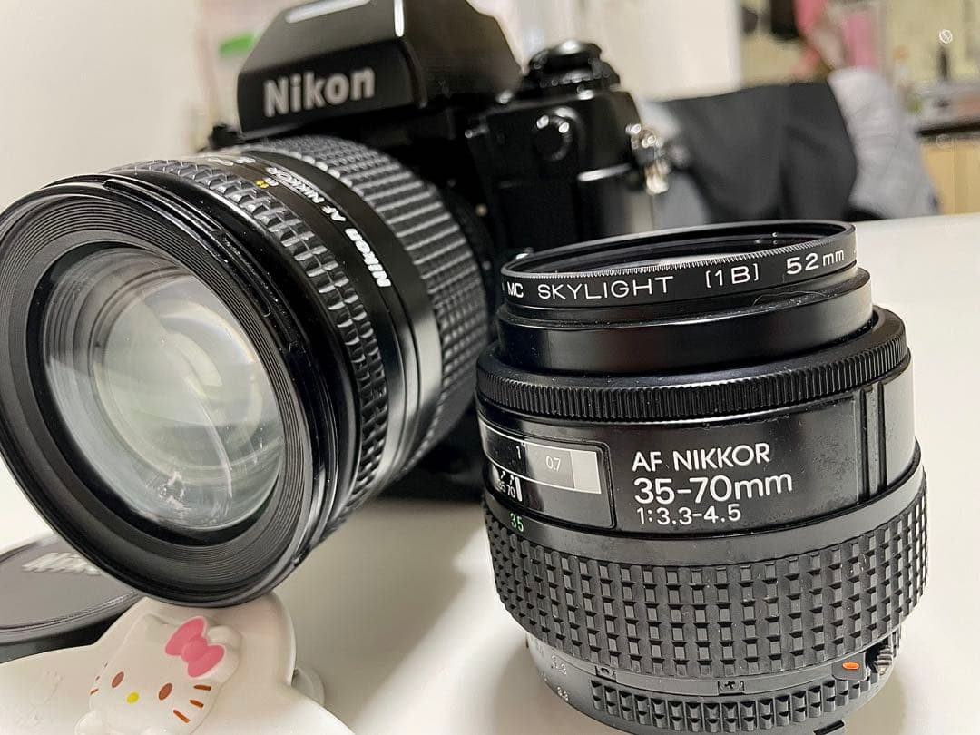 Nikon F4 美品MB-21 ボディ+ AF NIKKOR レンズ2本セット