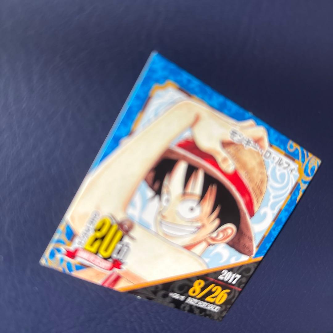 麦わらストア　365日　ステッカー　誕生日　バースデー　ルフィ　ワンピース