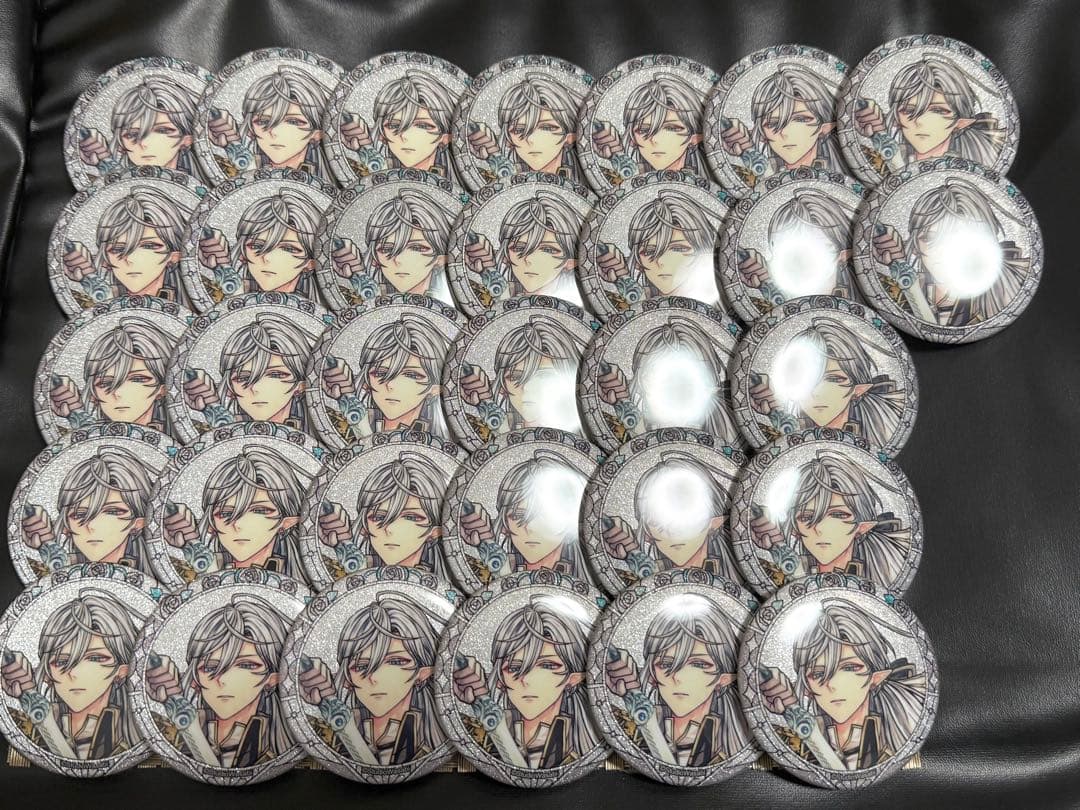 悪魔執事と黒い猫 あくねこ 3rd 3周年 缶バッジ シロ