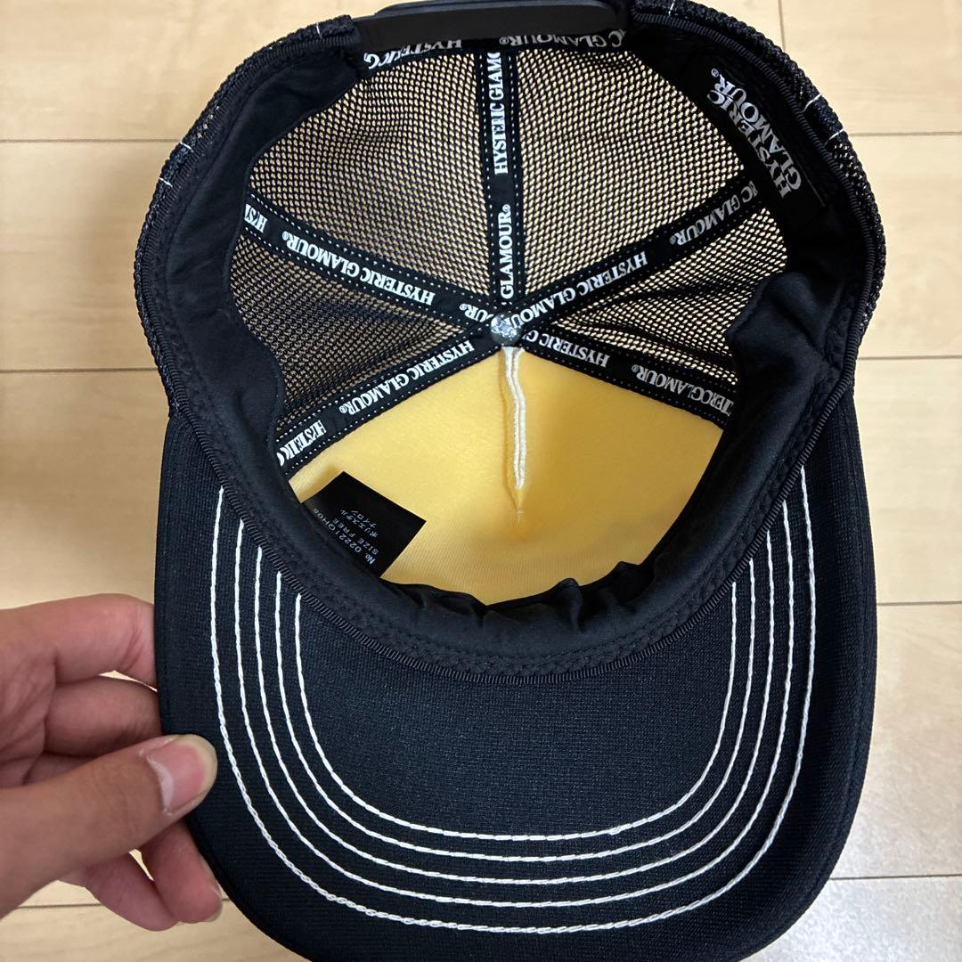 Hystericglamour speedster キャップ ホワイト/ブラック