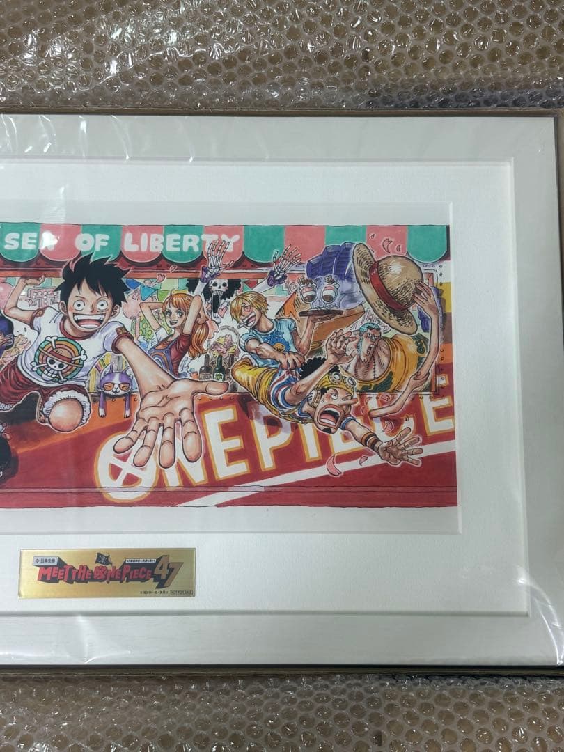 ま*さ様 ワンピース ONEPIECE 額装高精細複製原画　日本生命