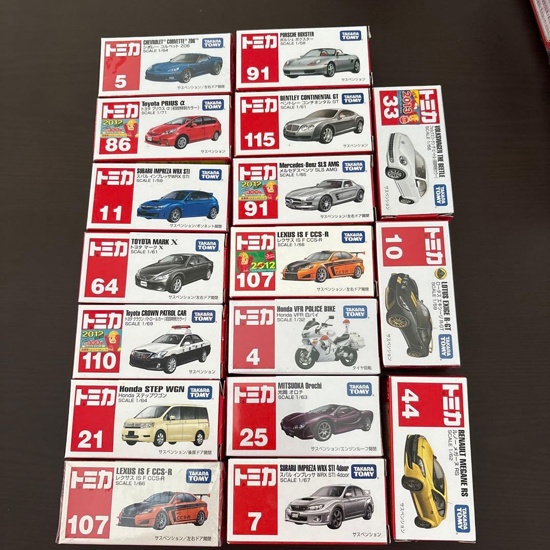 トミカ 未開封ミニカーセット 各種モデル　17台