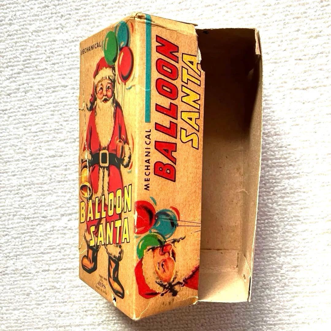★超レア★ ヴィンテージ　ブリキのバルーンサンタ　オリジナル箱付き　日本製