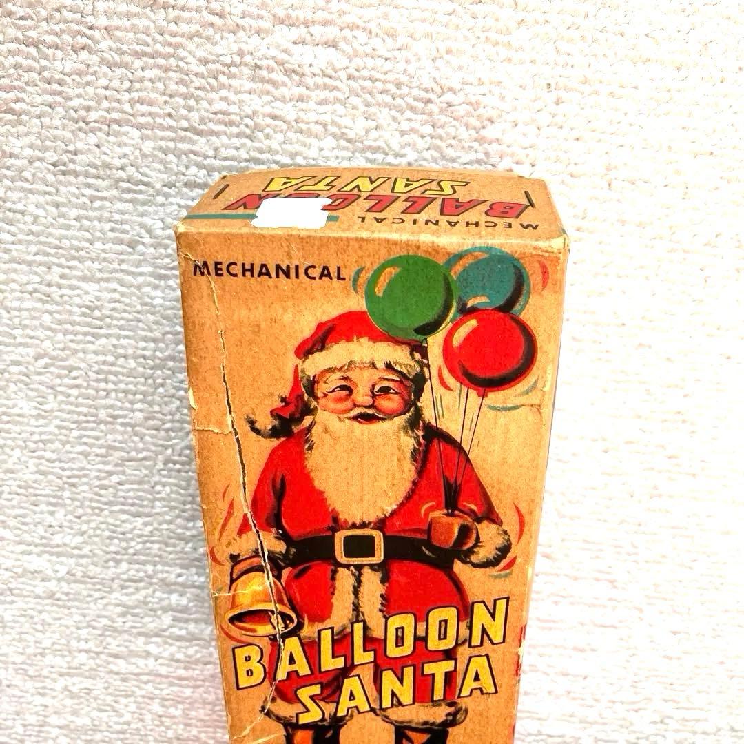 ★超レア★ ヴィンテージ　ブリキのバルーンサンタ　オリジナル箱付き　日本製