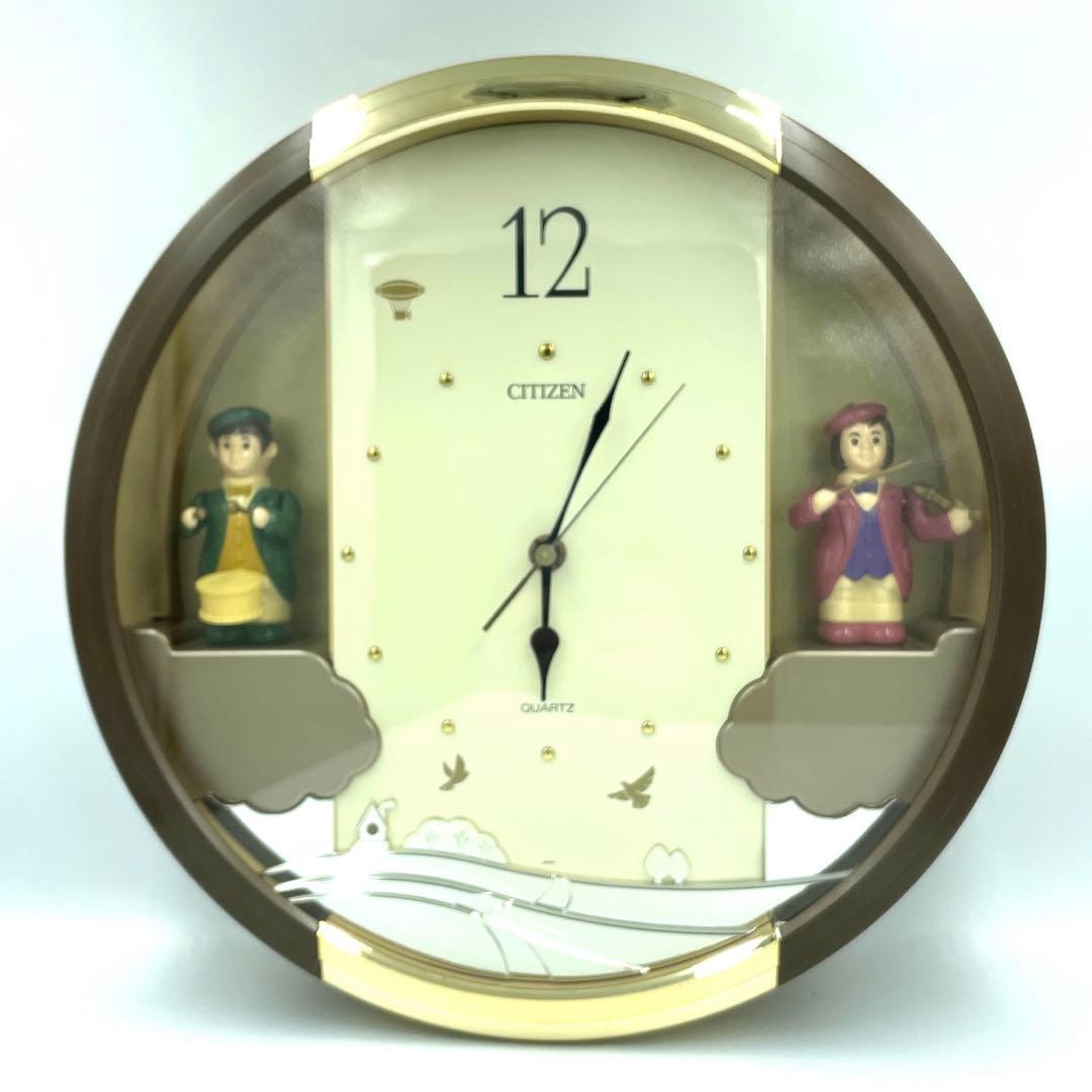 美品稼働品⭐️CITIZEN⭐️シチズン⭐️からくり時計⭐️タイニーワールドデュエット
