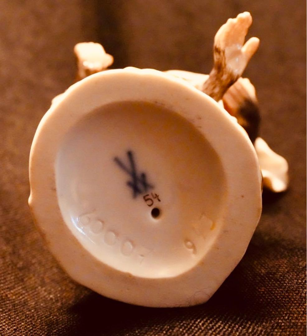 【美品 】マイセン 猿の楽団 コーラス 赤茶色 1級品