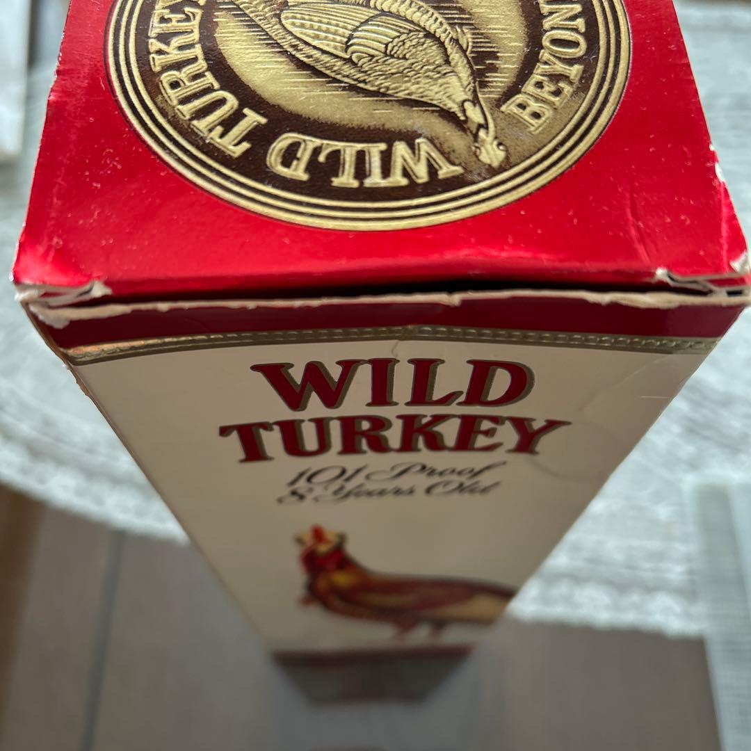 【新品・未使用】ワイルドターキー8年・1リットル旧ラベル