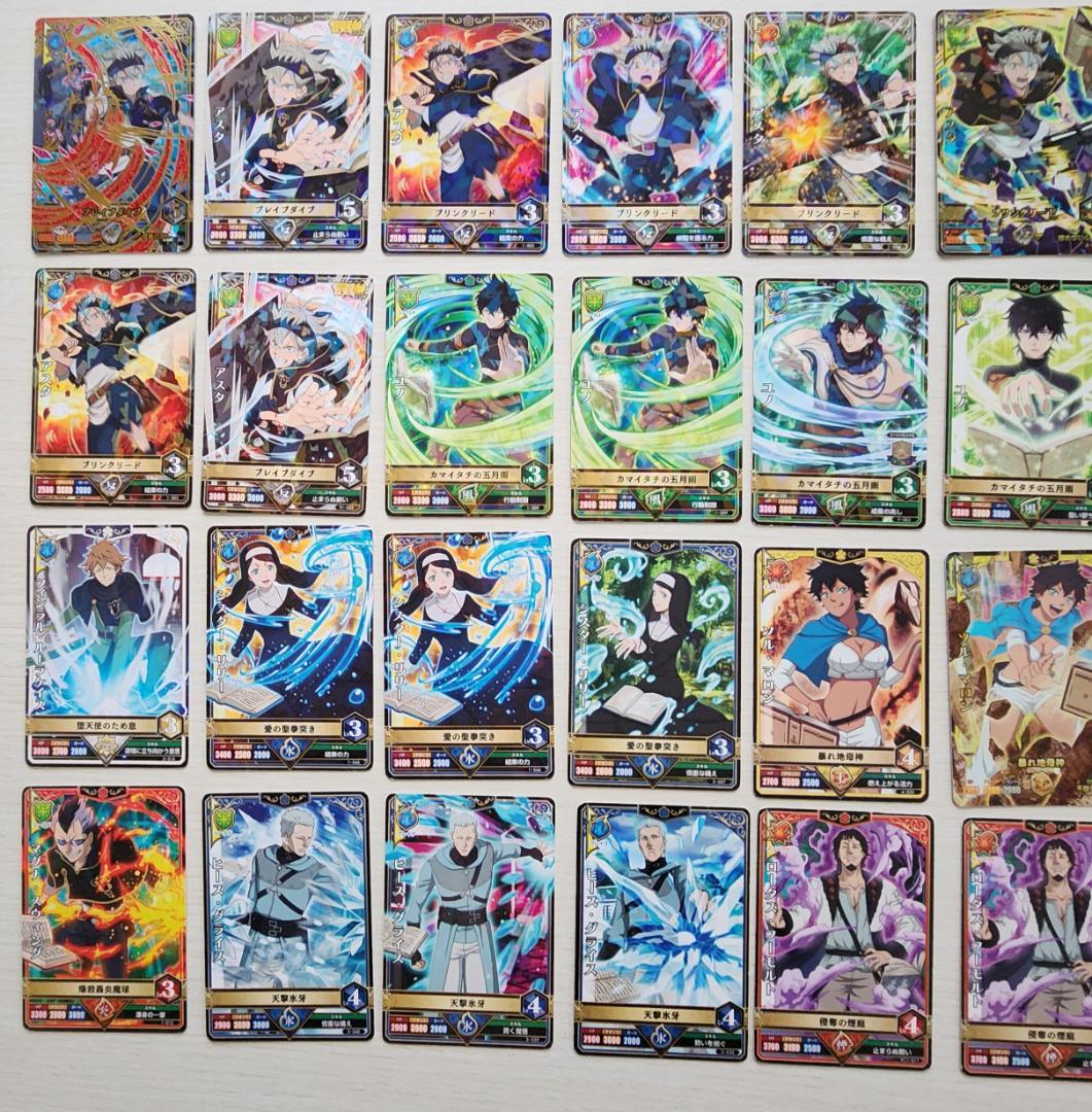 ブラッククローバー　カード　まとめ売り　約100枚