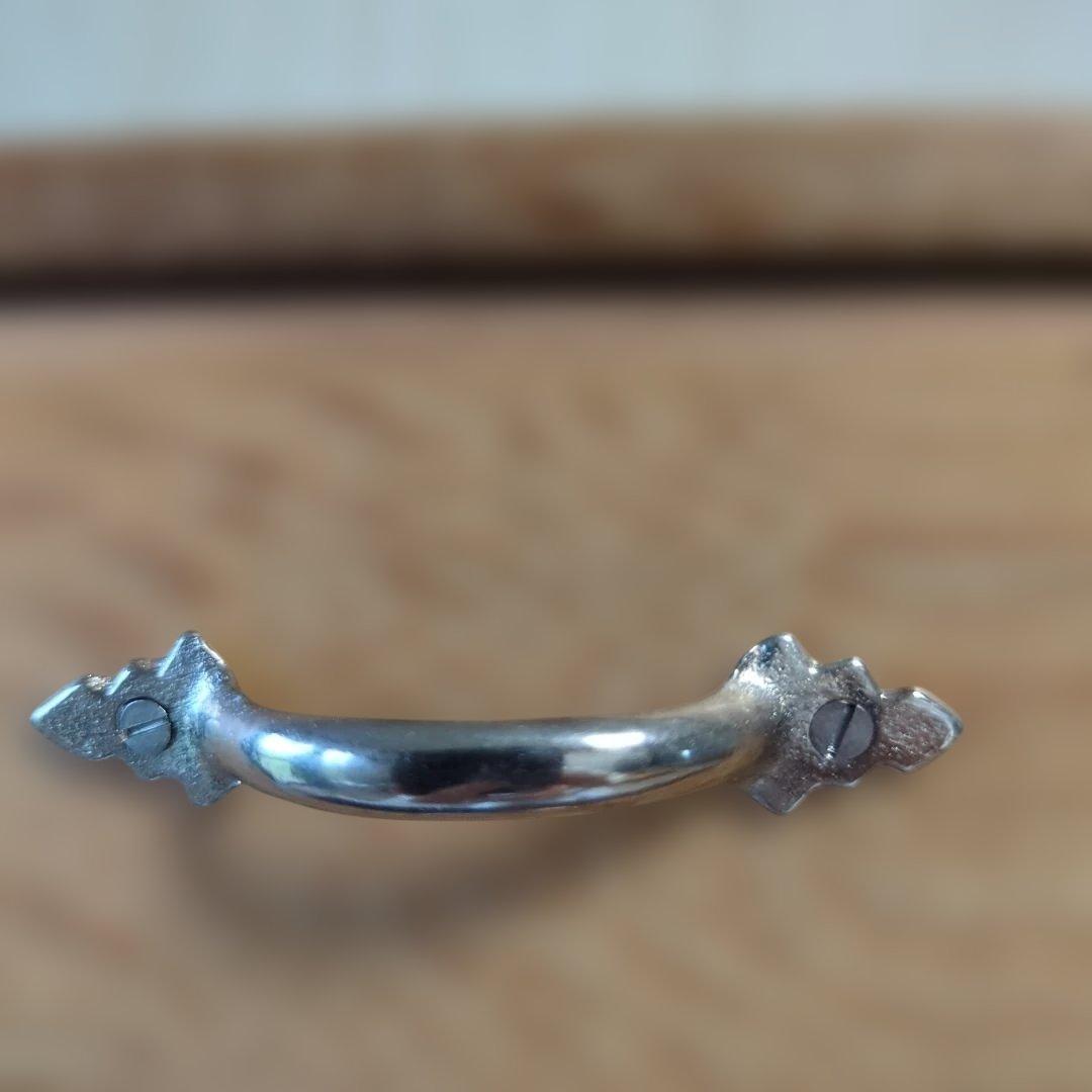 古道具アンティーク5段やや大きめ引き出しA4サイズ可