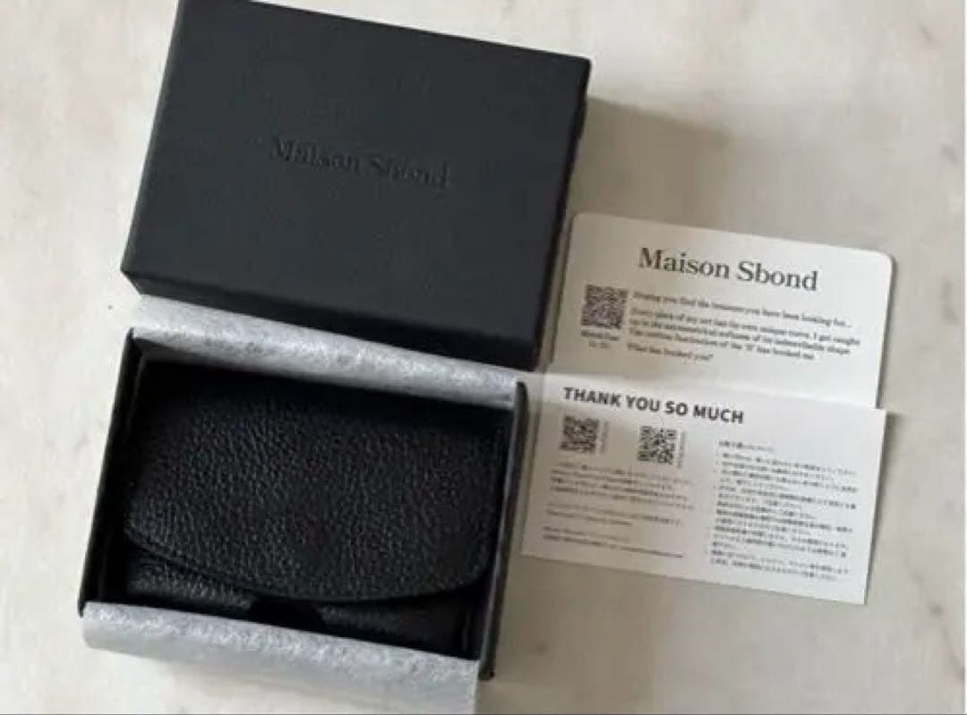 美品 Maison Sbond メゾンエスボンド ブラック