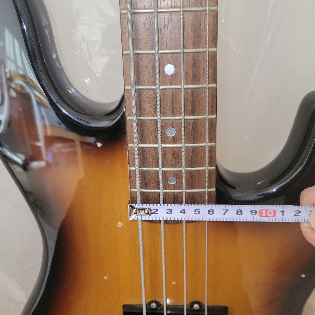 スクワイヤ　ジャズベース　サンバースト