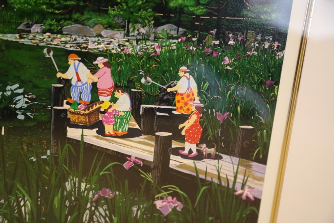 ヒロ・ヤマガタ 『日本のエッセンス 嵐山』 シルクスクリーン