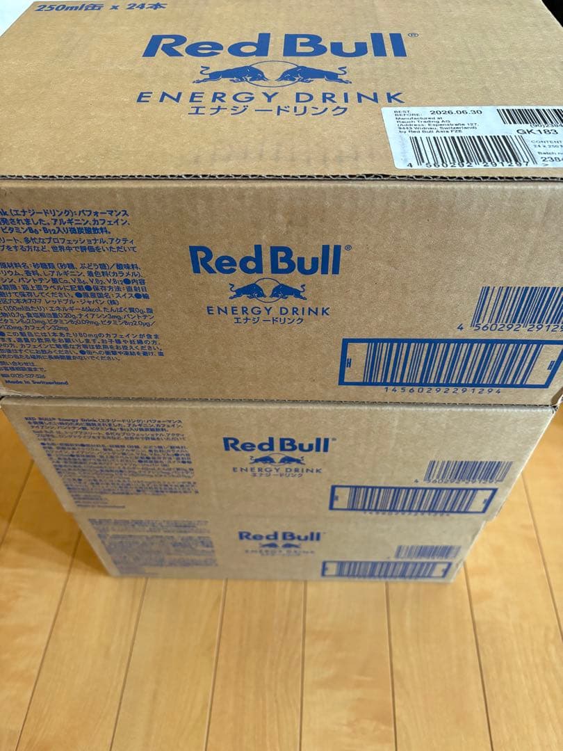 Red Bull エナジードリンク 250ml 24本入　3箱
