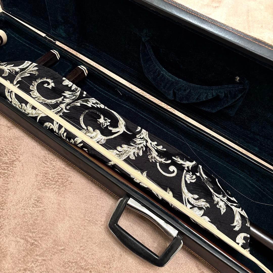 ［安いです］二胡　敦煌牌　老紅木　金星入り