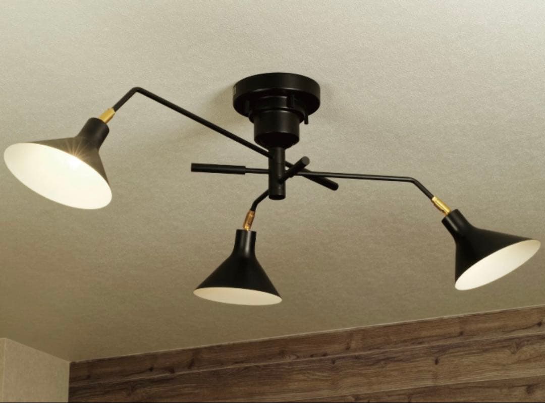 インターフォルム　シーリングライト Rnne ロネ 3灯 調整可能