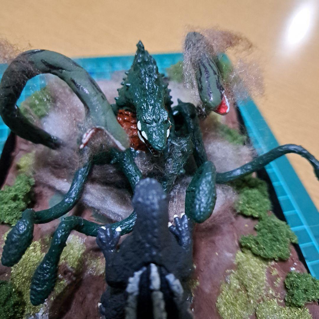 ジオラマ ゴシラ 対 ビオランテ