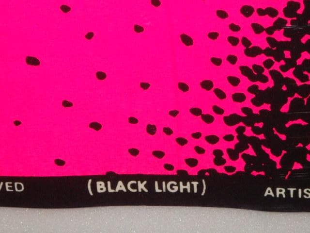 60'S★ブラックライトポスター★アート★ビンテージ★セクシー★ヒッピー